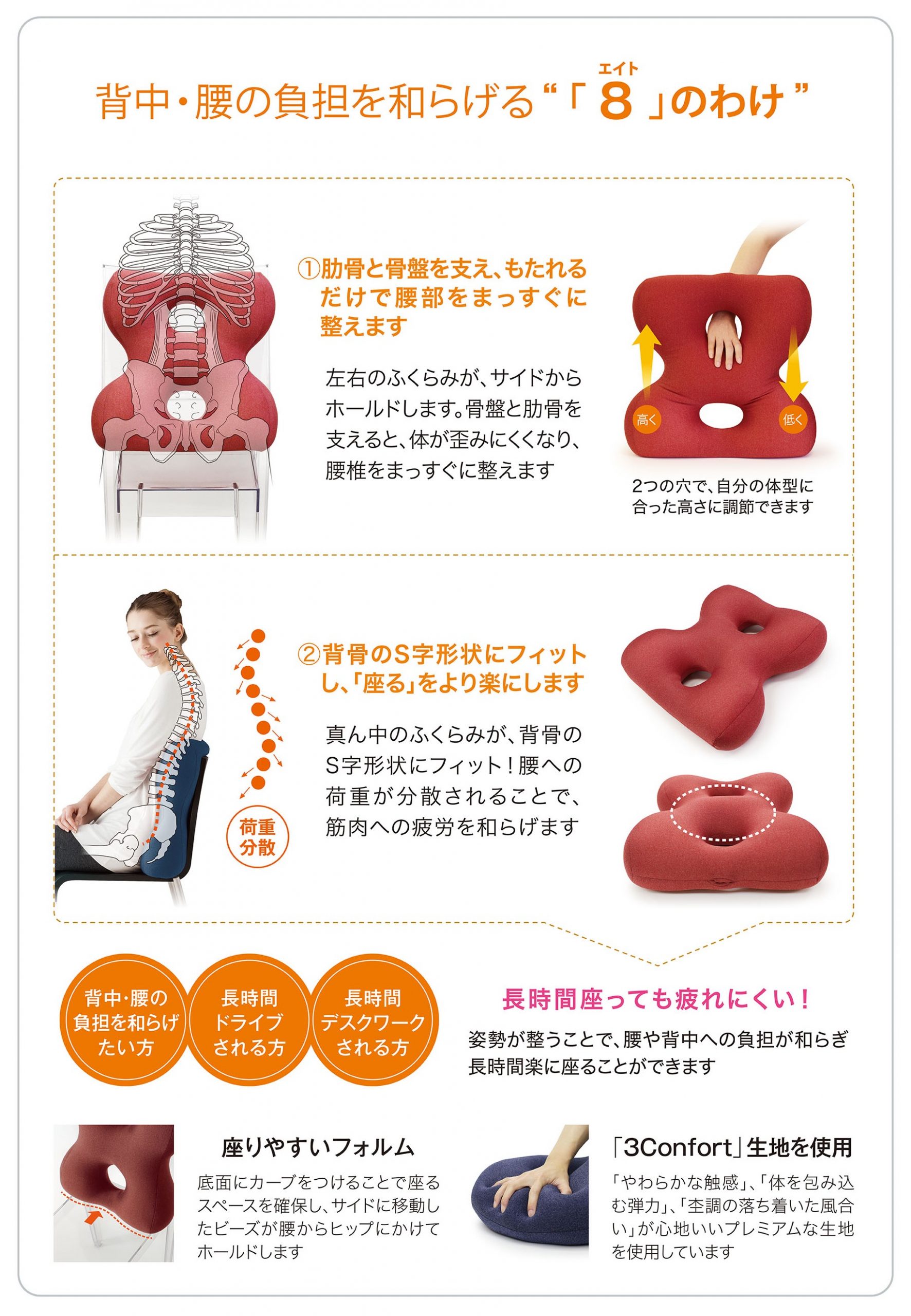 MOGU Posture Seat Cushion